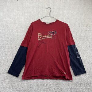 Y2K Blumind Slackers Layered Shirt Teen Sz M Skater Surfer Graphic Tee Grunge